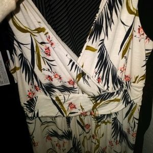 Long sexy dress floral